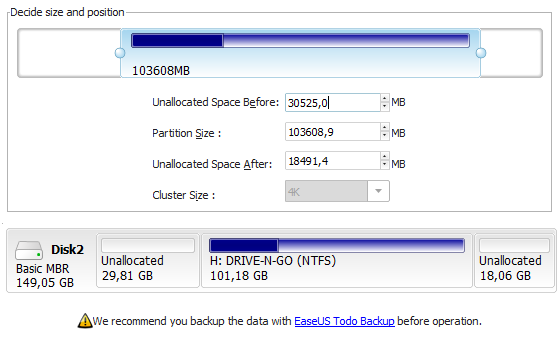 Kezelje merevlemez partícióit, mint egy profi, az EaseUS Partition Master segítségével [Windows] EaseUS Partition Master Change Partition