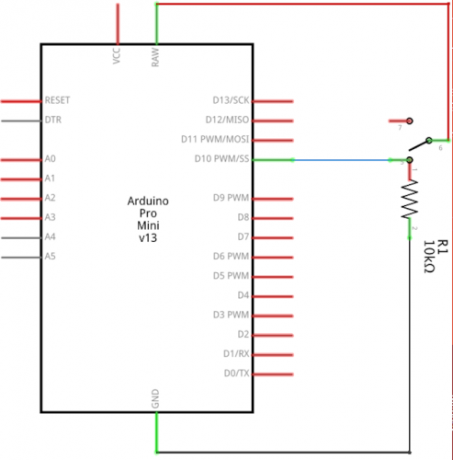 Arduino parancsikon