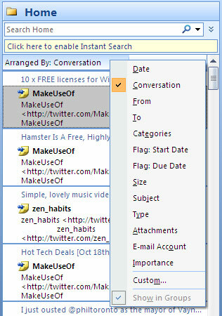 twitter outlook társadalmi csatlakozó