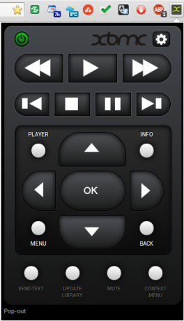 XBMC távirányító