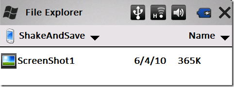 képernyőképeket a Windows Mobile-on