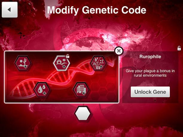 Válasszon betegséget és törölje el az emberiséget a Plague Inc.-ben gén kódot