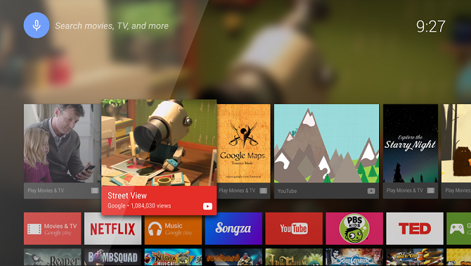 android tv indító