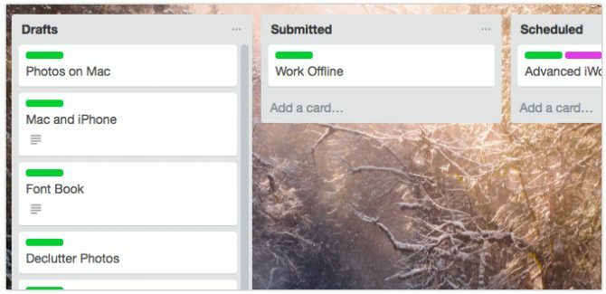 Trello-szó-board