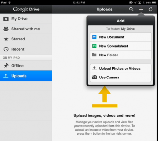 google dokumentumok iphone app