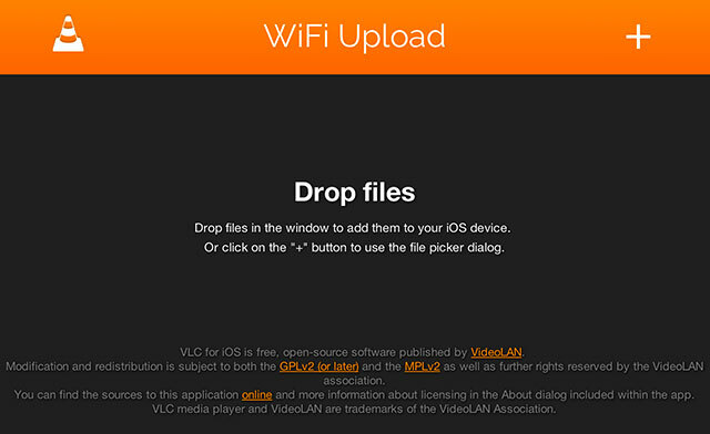 Ditch iTunes & VLC használata iPhone és iPad Media vlc wifi-hez