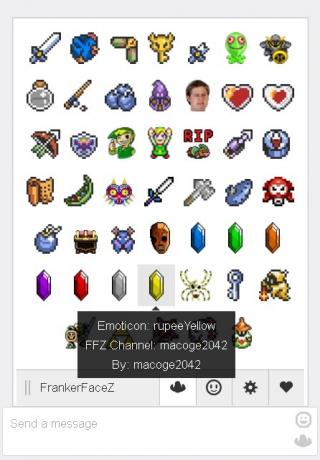 A FrankerFaceZ csatorna érzelmeit