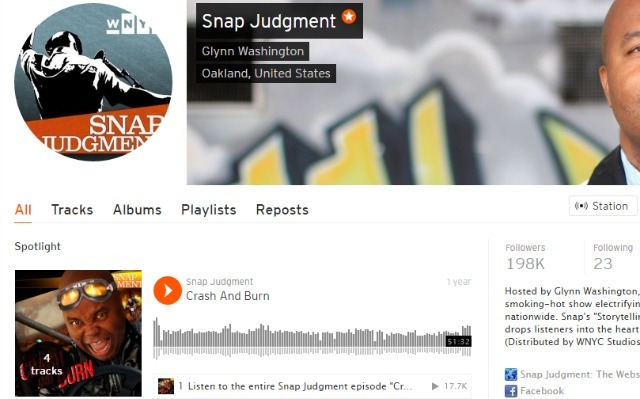 Snap Judgment Podcast a SoundCloudon