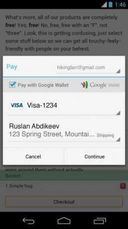 Google Chrome-Android-alkalmazás-parancsikon Web-Payment2