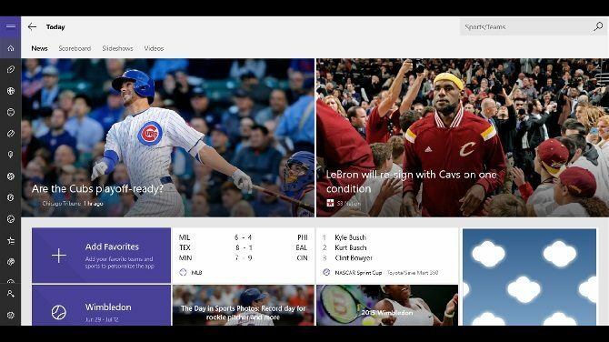 msn sport app