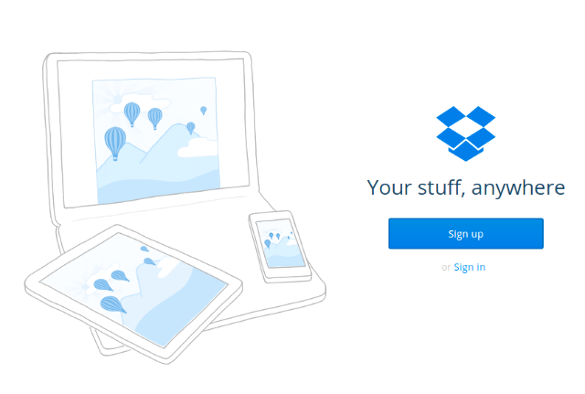 dropbox-regisztrációs