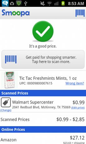 Fizessen, hogy okosabban vásároljon a Smoopa [Android 1.6+ és iOS] smoopa árakon