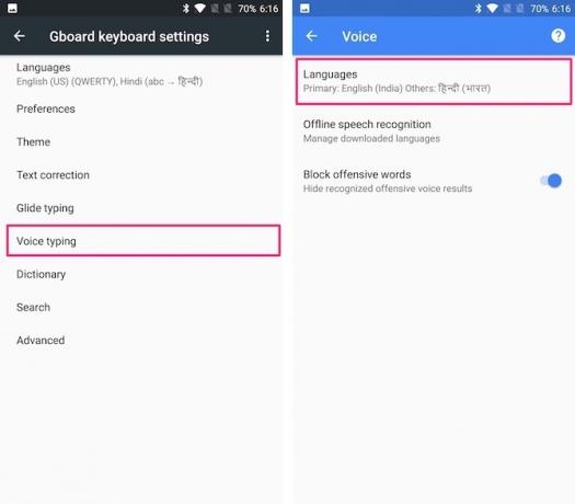 A gboard tippek gyorsabban íródnak be