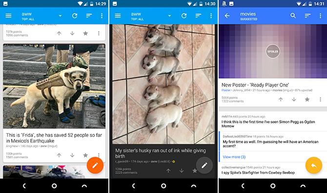 legjobb reddit alkalmazások androidra