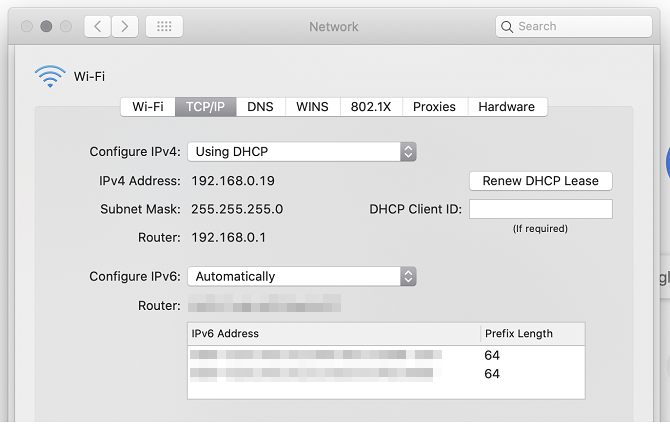 router ip address macos