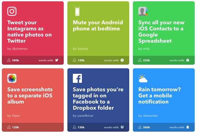 IFTTT Applet