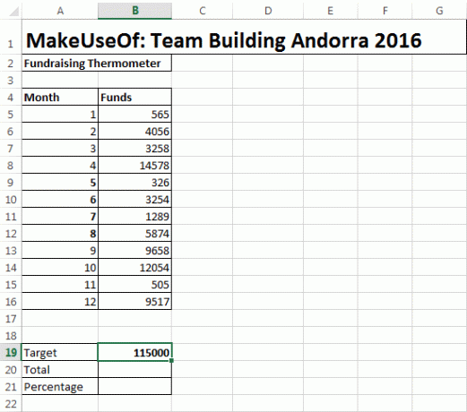 Excel alaptáblázat