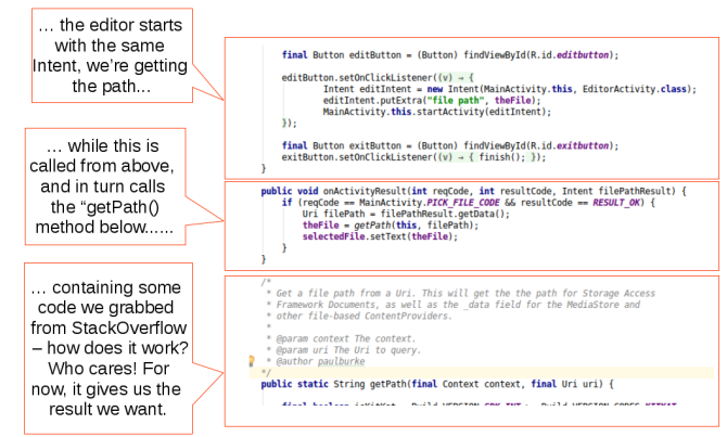 android alkalmazás létrehozása androidstudio screen1new code2