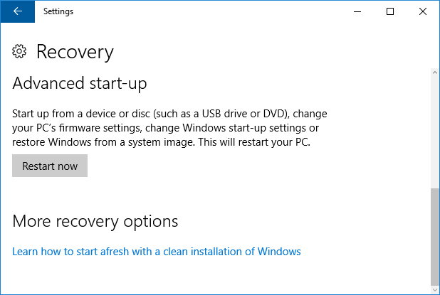 tiszta telepítő Windows 10