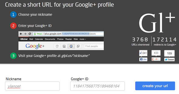 google plusz url