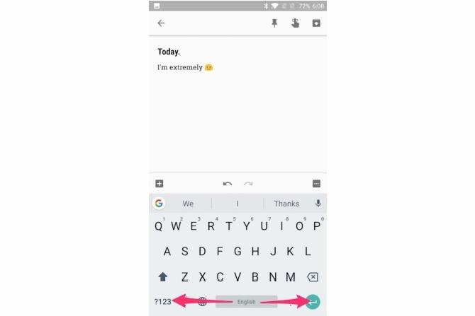 A gboard tippek gyorsabban íródnak be