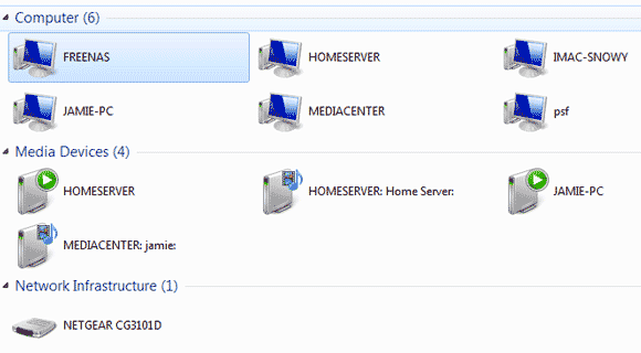 freenas szerver felépítése