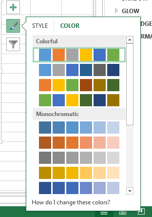 Excel színes alapbeállítások