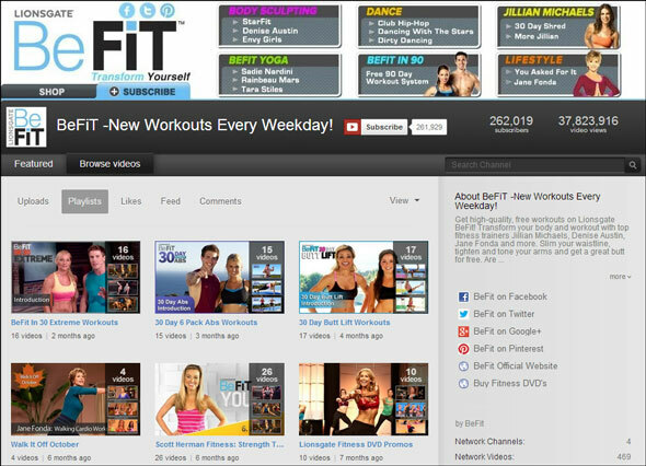 legjobb youtube edzéscsatorna