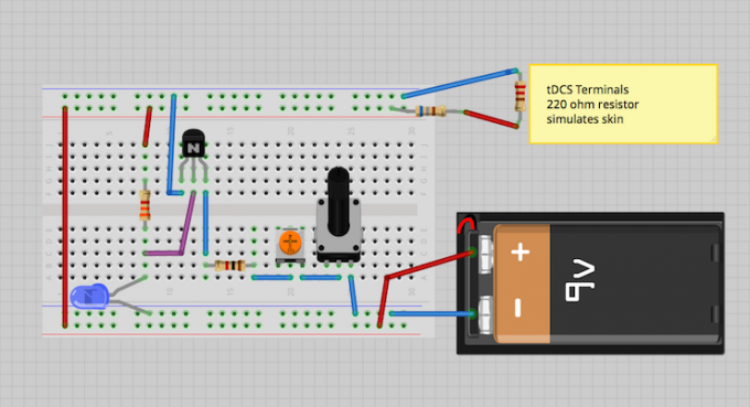 Zip magad okosabb ezzel a DIY tDCS Brain Stimulator TDCS kapcsolási rajz