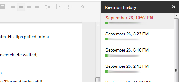 google docs segítségével