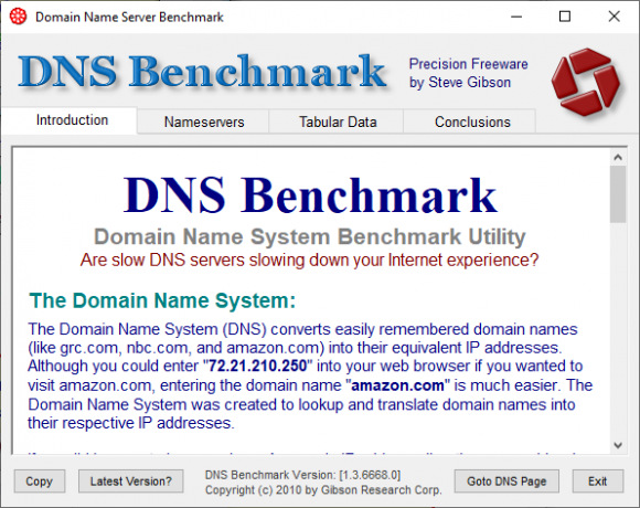 dns bench dns teszteszköz