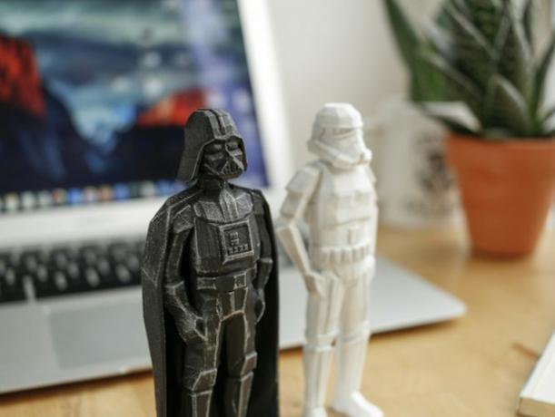 3D-s nyomtatási csillagok háborúja kellékei darth vader stormtrooper figurák