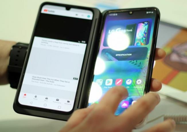 Ez egy képernyős LG összecsukható telefon képe