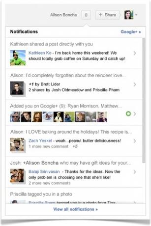 A Google+ adatfolyam-vezérlést, továbbfejlesztett értesítéseket és még több [Hírek] googleplus-értesítést kap
