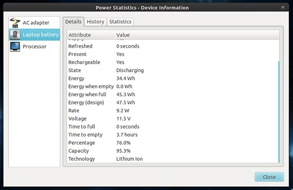 linux energiafogyasztás