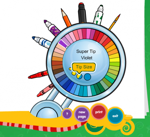 Crayola színezés