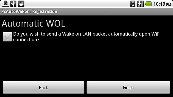 Kapcsolja be számítógépét Android-eszközzel Wi-Fi-n [WoW LAN] wake9