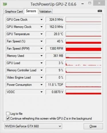 gpu-z alkalmazás