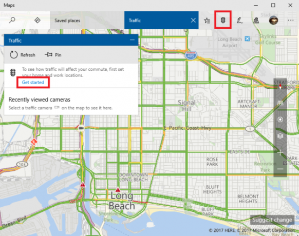 Windows Maps vs. Google Maps: 7 szolgáltatás A Windows nem jobb, a Microsoft a 633x500 forgalmat térképezi fel