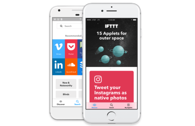 IFTTT mobilalkalmazás