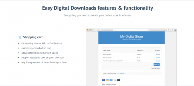 Könnyű digitális letöltések e-kereskedelmi platform