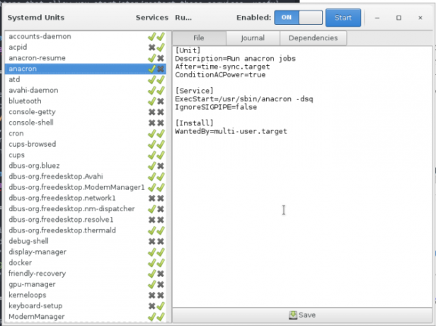 Hogyan vezérelhető a Linux indító szolgáltatások és a Daemons systemd manager ui 670x500