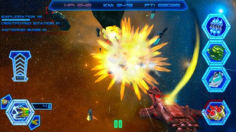 Star Splitter 3D: Lődd le a dolgokat az űrben és teljesítsd a küldetéseket [iOS] star splitter1