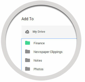 Google Drive - Add to