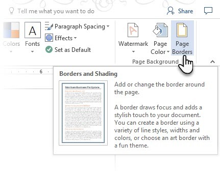 Hogyan készíthetünk professzionális jelentéseket és dokumentumokat a Microsoft Word oldalkeretekkel