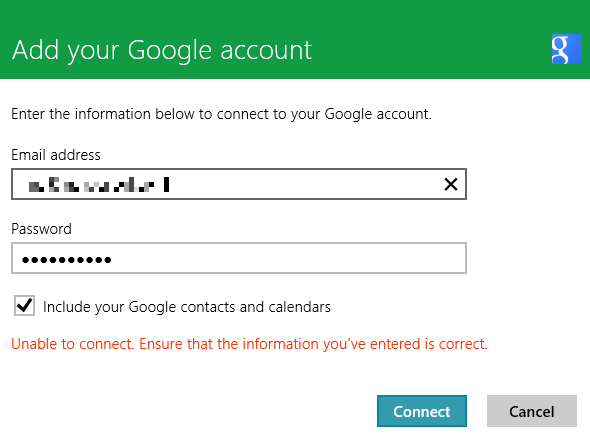 a Windows 8 mail hibaelhárítása