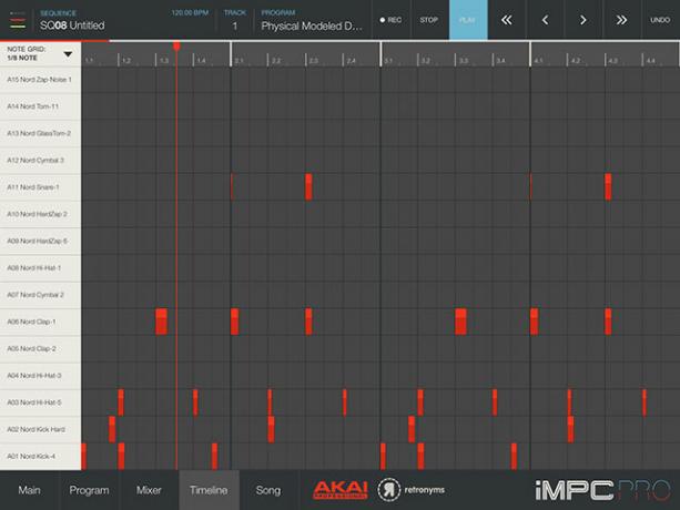 Akai iMPC Pro mégis a legjobb iPad Beat Production alkalmazás? Idővonal