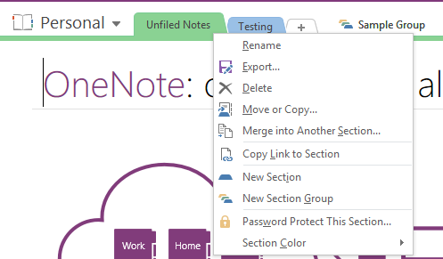 A OneNote legjobb szervezeti szolgáltatása rejtett a látványos OneNote szekciócsoportokban