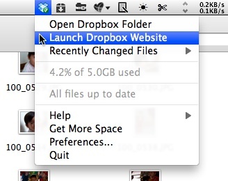 dropbox fotómegosztás