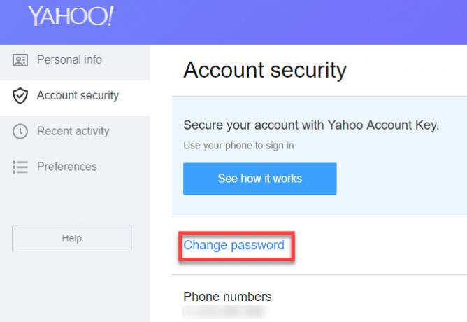 yahoo e-mail fiók biztonsági tippeket